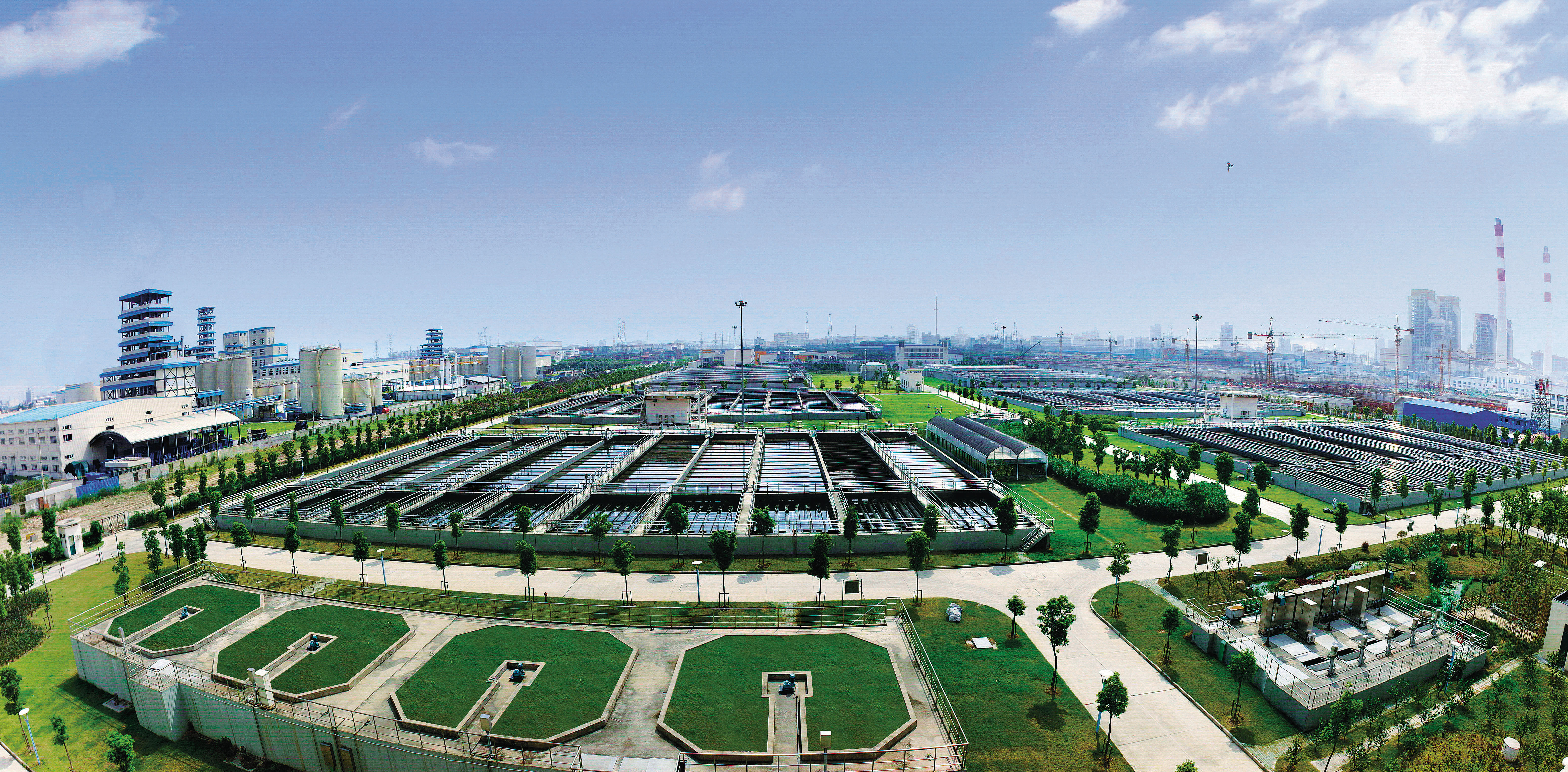 The largest wastewater treatment plant in Asia: Shanghai Bailonggang Wastewater Treatment Plant